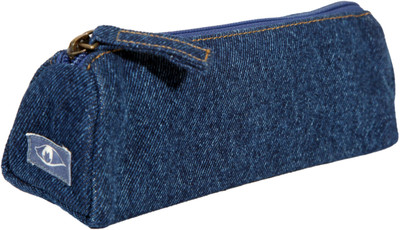 

Kohl Pencil Pouch Indigo Denim Wristlet(Blue)