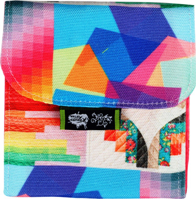 

Kanvas Katha Digitally printed fashion canvas sanitary napkin Pouch(Multicolor)