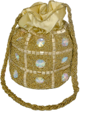 

Angelfish Designer Potali Pouch(Gold)