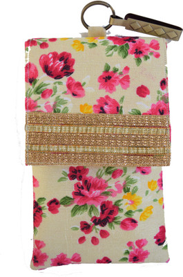

Mahadev Exports Flap Flower Hooked mob Cover Mobile Pouch(Multicolor)