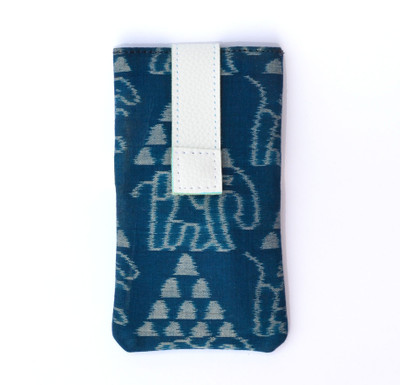 

Atikat Fashion MP1004 Mobile Pouch(Blue, White)
