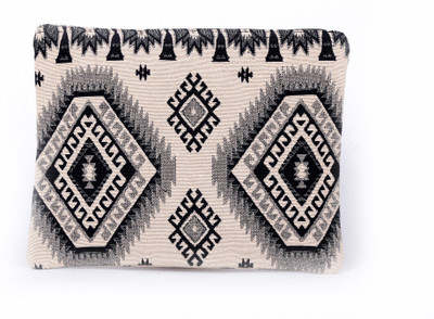 

Diwaah Hand crafted multi embroidered. Pouch(Multicolor)