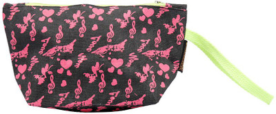 

Kanvas Katha Pouch Wristlet(Pink)