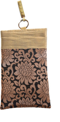 

Mahadev Exports Black Flower Mobile Pouch Mobile Pouch(Multicolor)