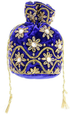 

Home N Mee Royal Potli(Blue, Gold)