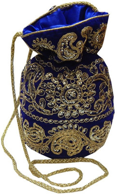 

Navaksha ICHCL212 Potli(Blue)