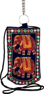 

Magnus Embroidered Pouch(Blue)