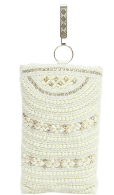 

Bagaholics Waist Clip Saree Pouch Mobile Pouch(White)