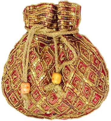 

GiftPiper Beaded Drawstring Potli(Multicolor)