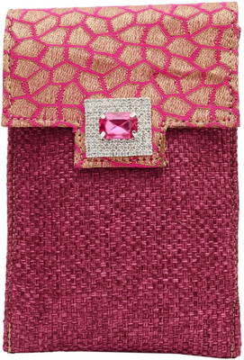 

Bagaholics Waist Clip Saree Pouch Mobile Pouch(Pink)