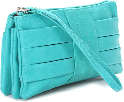 

Baggit Lmp Crinkle Forestdew Pouch(Blue)