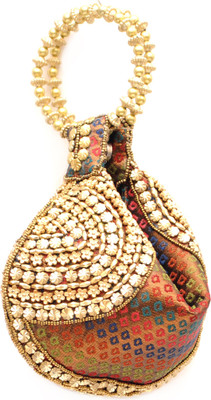 

Galz4ever Potli bag Multi Ethnic For Women Decorative Handmade. Potli(Multicolor)
