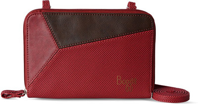 

Baggit Lmp Veneta Goblin Maroon Mobile Pouch(Maroon)