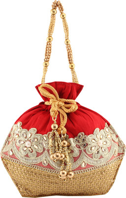 

Sunbeams Bids Handle Potli(Red)
