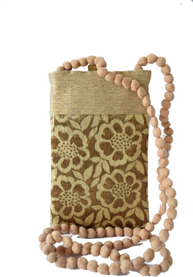 

Mahadev Exports gold flower sling Mobile Pouch(Multicolor)