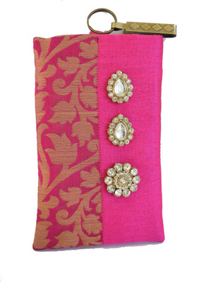

Mahadev Exports Diamond brooch hooked mob cover Mobile Pouch(Multicolor)