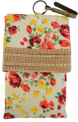 

Mahadev Exports Flap Flower Hooked mob Cover Mobile Pouch(Multicolor)