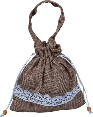 

Angelfish Designer Indian jute potali Potli(Multicolor)