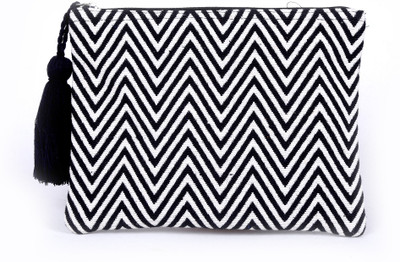 

Diwaah Hand crafted black embroidered. Pouch(Multicolor)
