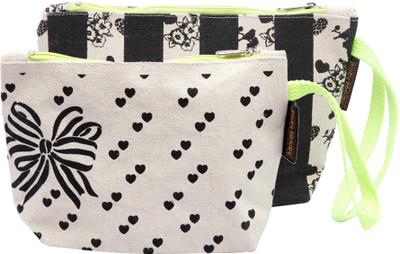 

Kanvas Katha Pack of 2 Pouch Wristlet(Multicolor)