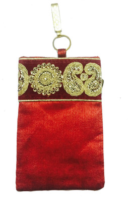

Loops n knots Pouch Potli(Red)
