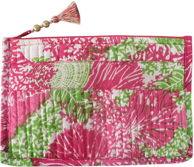 

Needlecrest Cotton Quilted Pouch(Pink)