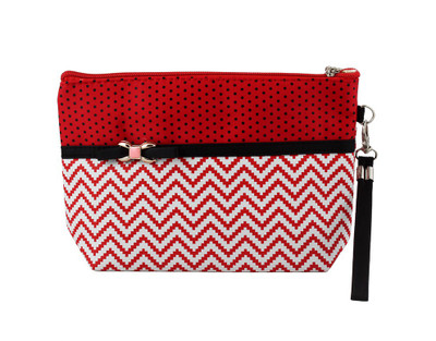 

Styler Girls & Women Red White Pouch(Multicolor)