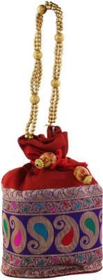 

PrintFunny Royal Gharana Potli(Red)