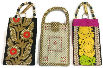 

NG Handicrafts zipzap Mobile Pouch(Multicolor)