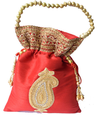 

Mahadev Exports Big Kairi Booti Potli(Red)