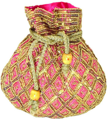 

GiftPiper Beaded Drawstring Potli(Multicolor)