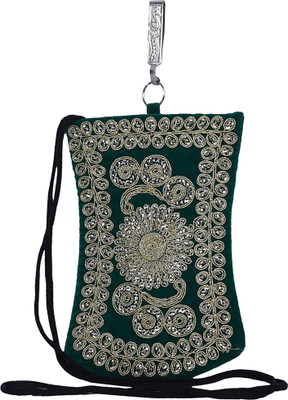 

Magnus Fabulous Zari Embroidery Pouch(Multicolor)