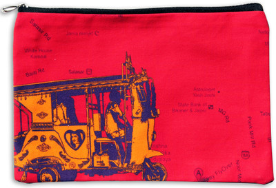 

Fatfatiya Orange Taxi Utility Pouch(Orange)