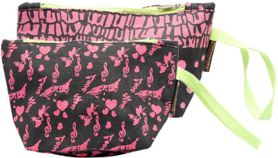 

Kanvas Katha Pack of 2 Pouch Wristlet(Multicolor)