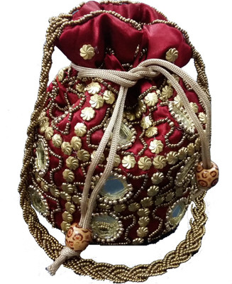 

Ruhi's Creations Pouch Red Potli(Red)