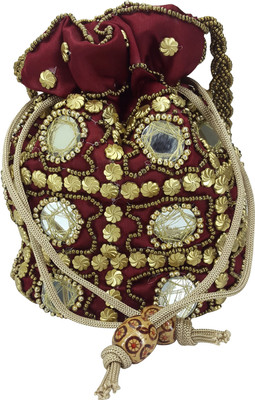 

X-WELL Handicraft Potli Potli(Multicolor)