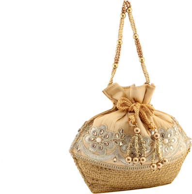 

Sunbeams Bids Handle Potli(Gold)