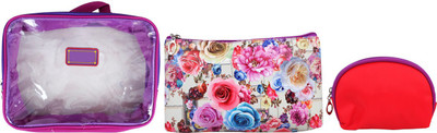 

Super Drool Purple Floral Burst Multiutility Pouch(Purple)