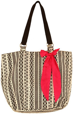 Bag Factory White Patti Jholi Potli(White)