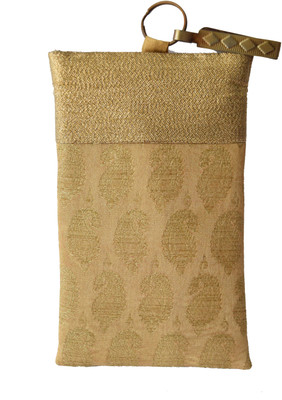 

Mahadev Exports Gold kairi Hooked Mobile Cover Mobile Pouch(Gold)