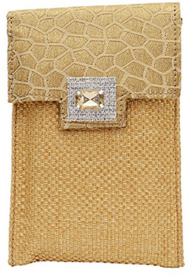 

Bagaholics Waist Clip Saree Pouch Mobile Pouch(Gold)