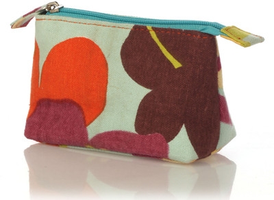

Berrypeckers Flower Print Coin Purse(Blue)