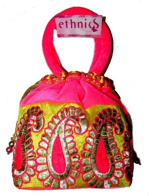 

Ethnics Neon Pink Pouch(Multicolor)