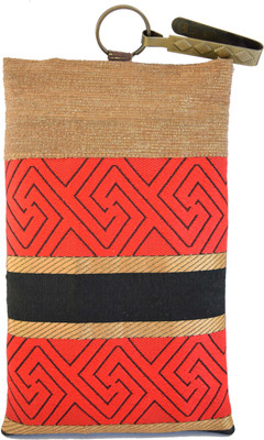 

Mahadev Exports Red Line Hooked Mob cover Mobile Pouch(Gold)
