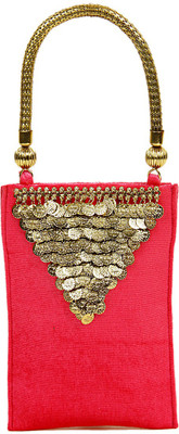 

Prim Trim LP01 Potli(Pink, Gold), Gold;pink