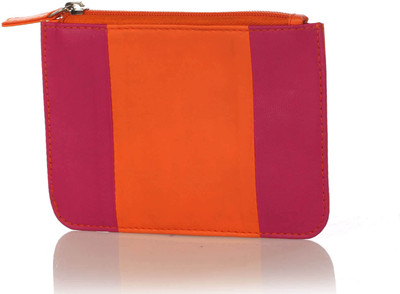 

Berrypeckers Orange Pink Coin Purse(Pink, Orange)