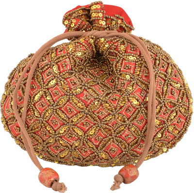 

Kleio Ethnic Potli Potli(Red)