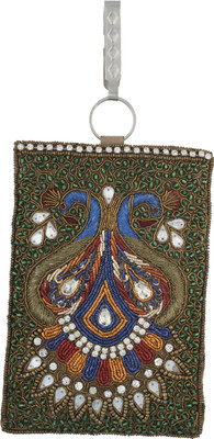 

Vama Fashions Beautiful Peacock Spring Design Mobile Pouch(Multicolor)