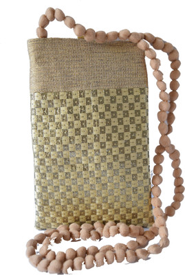 

Mahadev Exports cream gold sling Mobile Pouch(Multicolor)