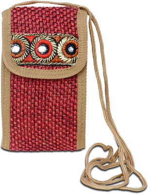

Arshia Ethnic Mobile Pouch(Red)